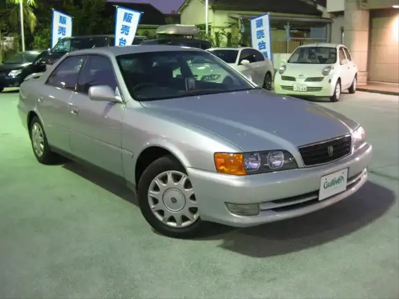 カタログ画像：チェイサー（CHASER） ツアラー 1996年9月 E-GX100 2000cc シルバーメタリック 燃費10.4km / l  メイン