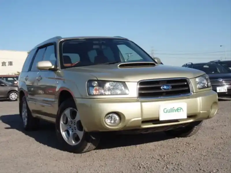 カタログ画像：フォレスター（FORESTER） ＸＴ 2002年2月 TA-SG5 2000cc シルキーゴールドメタリック 燃費13.0km / l  メイン（その他）