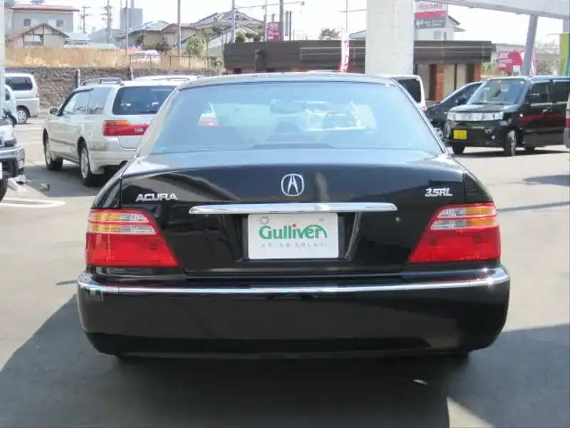 カタログ画像：レジェンド（LEGEND） レジェンド 1999年9月 GH-KA9 3500cc ナイトホークブラック・パール 燃費8.7km / l  バック