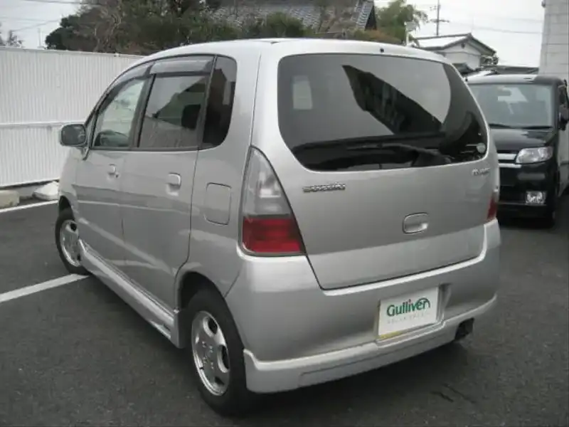 カタログ画像：ＭＲワゴン（MR WAGON） Ｎ－１エアロ 2003年8月 LA-MF21S 660cc シルキーシルバーメタリック 燃費16.8km / l  外装