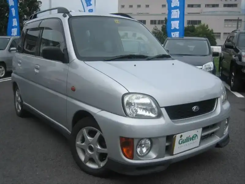 カタログ画像：プレオ（PLEO） ＲＭ 1998年10月 GF-RA2 660cc プラチナシルバー・メタリック 燃費17.2km / l  メイン