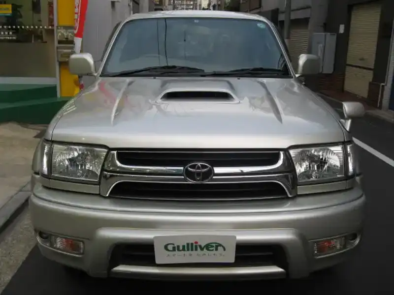 カタログ画像：ハイラックスサーフ（HILUX SURF） ＳＳＲ－Ｇ 2000年7月 KH-KDN185W 3000cc シルバーメタリック 燃費10.4km / l  フロント