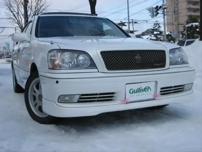 カタログ画像：クラウン（CROWN） アスリート 2001年8月 TA-JZS171 2500cc ホワイトパールクリスタルシャイン 燃費11.4km / l  メイン（その他）