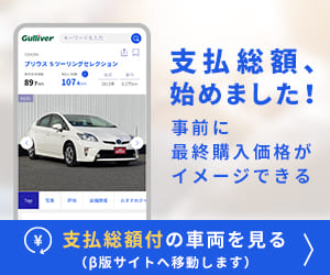 支払総額付きの一部車両をβ版で公開