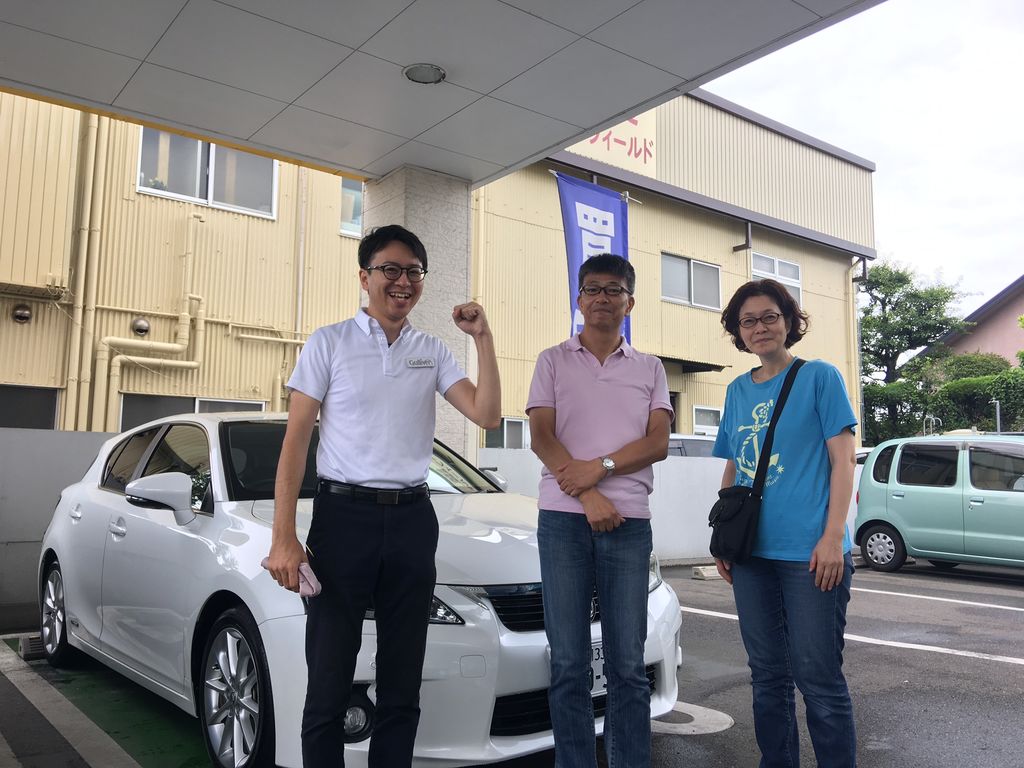 レクサスct納車式 ガリバー福岡小田部店 お客様事例 購入 納車